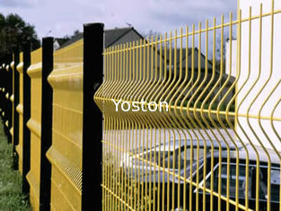 چین پانل های نرده ای پوشش داده شده / سیم گالوانیزه 3D منحنی به راحتی جمع شده است تامین کننده