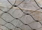 باغ وحش شبکه کابل انعطاف پذیر پرنده رمبوس Aviary سیم پیچ طناب نصب آسان تامین کننده